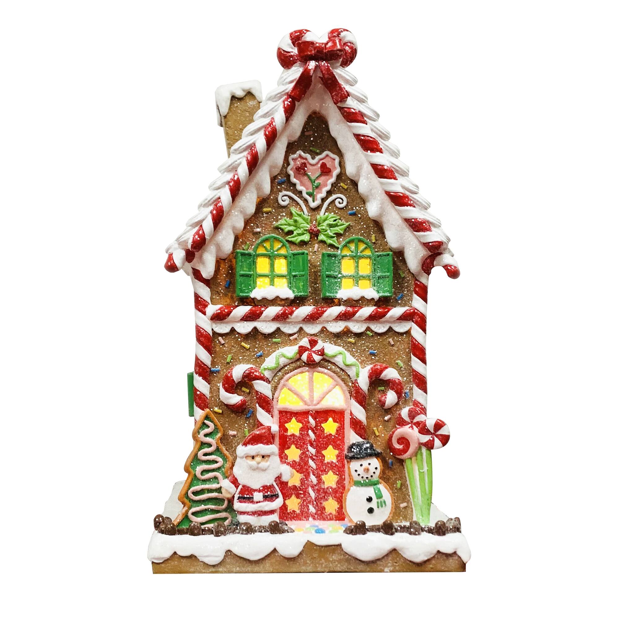 17" Gingerbread Village House